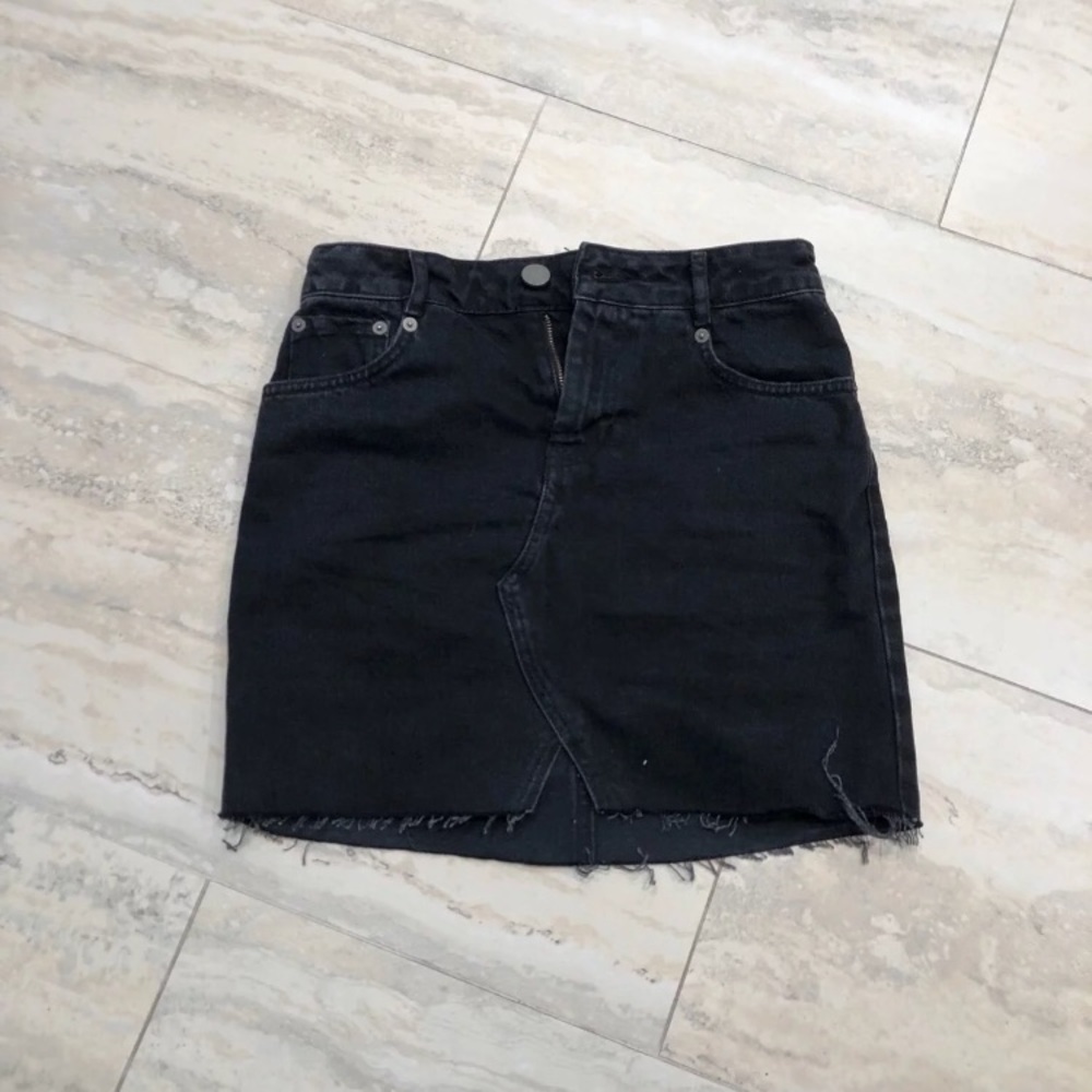 ASOS  Black Denim Skirt